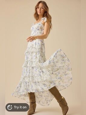 open back maxi dresses Alba